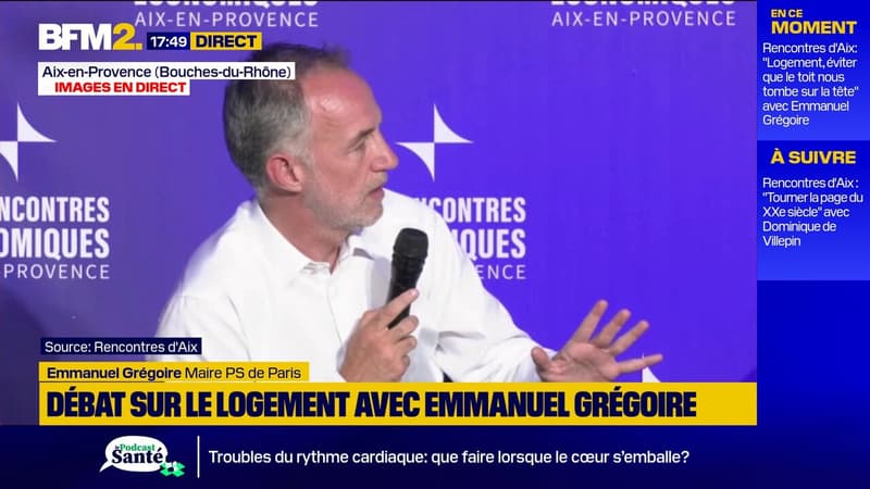 Rencontres d'Aix: "Il faut se battre pour renouer avec la mythologie des maires bâtisseurs", déclare Emmanuel Grégoire
