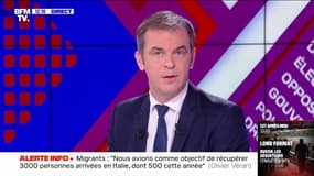 Marine Le Pen qui soutient la décision de Giorgia Meloni sur l'Ocean Viking: "C'est de la propagande populiste", estime Olivier Véran