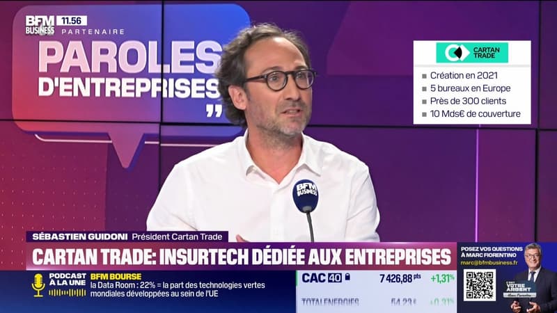 Sébastien Guidoni (Cartan Trade) : Insurtech dédiée aux entreprises - 07/12