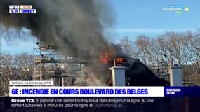 Lyon 6e : Incendie en cours boulevard des Belges