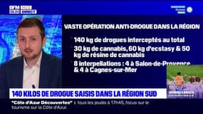 Provence-Alpes-Côte d'Azur: 30 kg de cocaïne et 60 kg d'ecstasy saisis lors d'une vaste opération de police