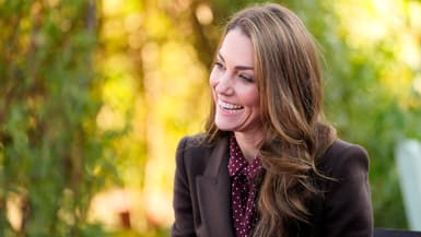La princesse Kate à Southport, le 10 octobre 2024, où elle et le prince William ont rencontré des secouristes et les familles des victimes de l'attaque au couteau perpétrée à Southport au début de l'année