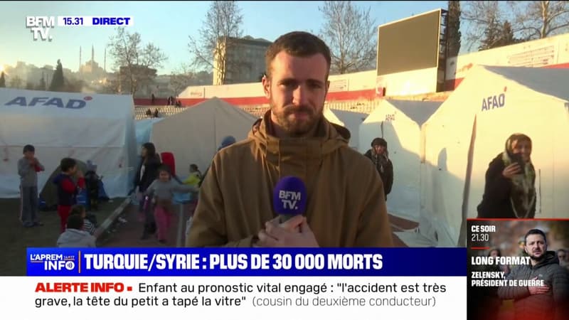 Séisme en Turquie et en Syrie: des centaines de tentes installées à Kahramanmara_, pour loger des victimes