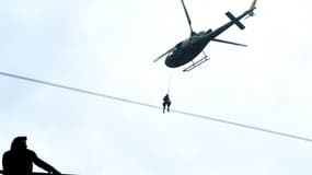 Un hélicoptère des secours en opération (illustration).