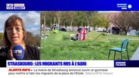 Strasbourg: la ville ouvre un gymnase pour héberger les migrants installés place de l'Etoile