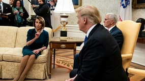 Nancy Pelosi, cheffe de l'opposition démocrate et nouvelle présidente de la Chambre des représentants, et le président américain Donald Trump vont devoir trouver un terrain d'entente sur le budget. 