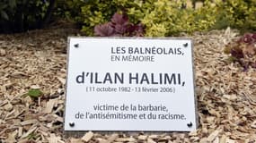 La stèle d'Ilan Halimi à Bagneux. 