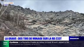 La Grave: des travaux de minage jusqu'à la mi-mai