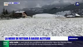 Hautes-Alpes: le retour de la neige à basse altitude 