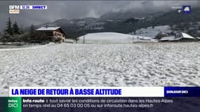 Hautes-Alpes: le retour de la neige à basse altitude 