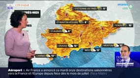 Météo Côte d’Azur: des éclaircies et quelques averses possibles ce mercredi, jusqu'à 13°C à Nice