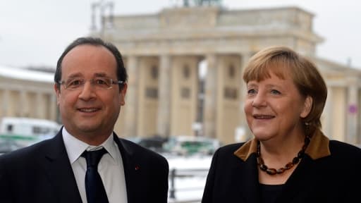 "Compétitivité" était le maître mot de la conférence de presse commune d'Angela Merkel et François Hollande