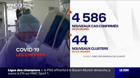 Coronavirus: 4586 nouveaux cas et 44 nouveaux foyers de cas en 24h en France