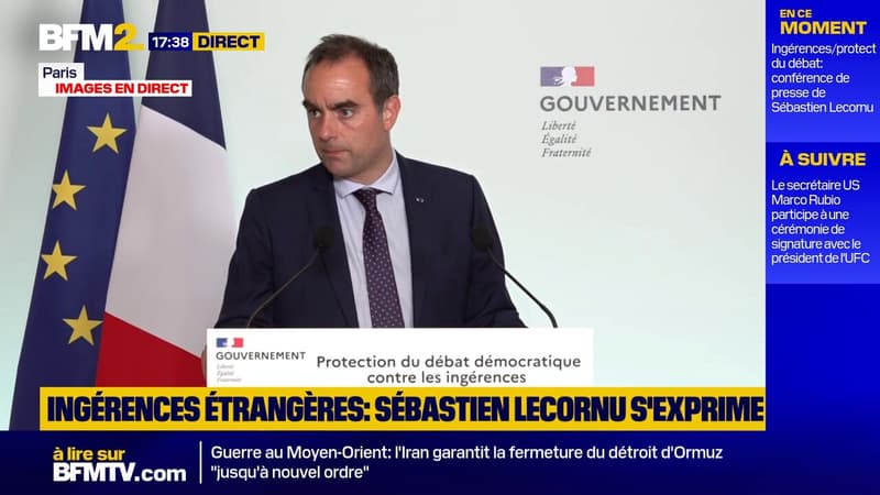Ingérences étrangères: des perspectives de "menaces lourdes sur l'élection présidentielle" déclare le Premier ministre