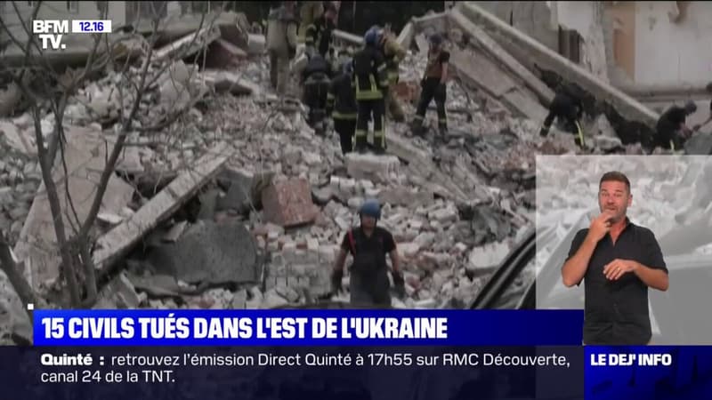 Ukraine: au moins 15 morts après une frappe à Tchassiv Iar dans la région de Donetsk