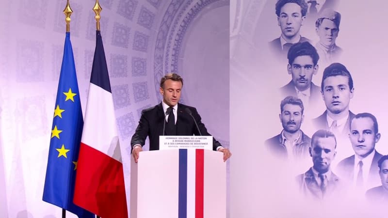 Panthéonisation de Missak Manouchian: Emmanuel Macron parle de son 