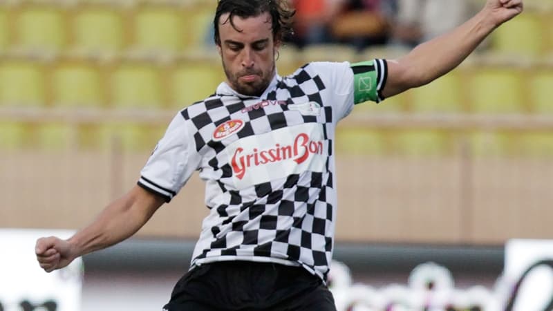 Fernando Alonso au stade Louis II