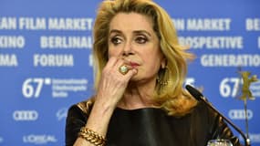 Catherine Deneuve à Berlin pour le film "Sage Femme"