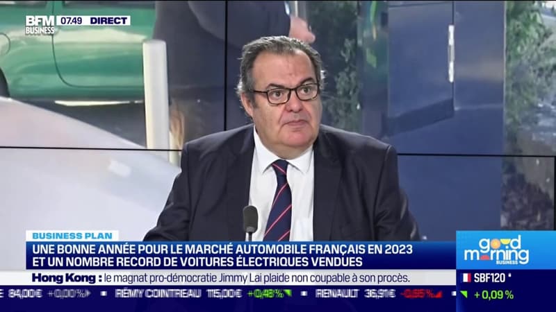 Une bonne année pour le marché automobile français en 2023