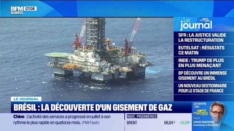 Le pétrolier BP a repéré un gisement de gaz et de pétrole au large du Brésil