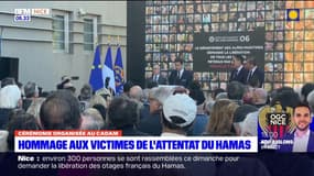 Alpes-Maritimes: une cérémonie en hommage aux victimes de l'attentat du Hamas