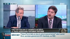 "Rien ne bouge du côté du gouvernement et les coups tordus se multiplient : la direction de la SNCF va chercher des volontaires pour remplacer les grévistes" 