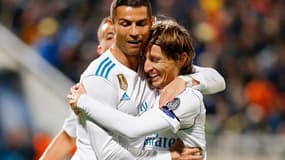 Luka Modric et Cristiano Ronaldo