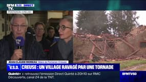Tornade dans la Creuse: "80% des habitations" à Pontarion ont été touchées, selon le maire