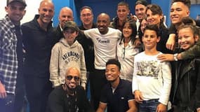 Zizou avec Soprano et sa bande 