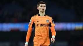 Illan Meslier avec Leeds en Premier League, le 14 décembre 2021