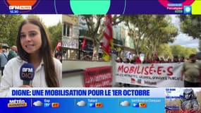 Digne-les-Bains: des centaines de manifestants réclament l'abrogation de la réforme des retraites et l'augmentation des salaires