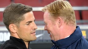Robert Moreno et Ronald Koeman