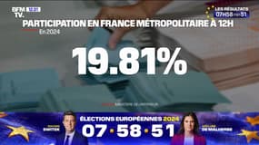 Européennes: le taux de participation à midi est de 19.81%, légèrement au-dessus du scrutin de 2019