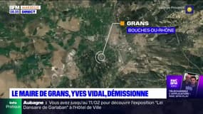 Grans: le maire Yves Vidal va démissionner