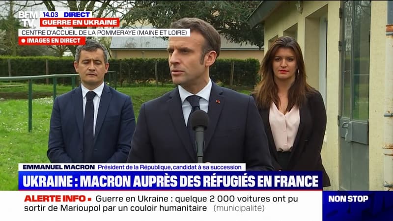 Emmanuel Macron sur l'accueil des réfugiés: 