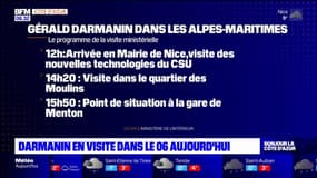  Alpes-Maritimes: Gérald Darmanin en visite près de la frontière franco-italienne
