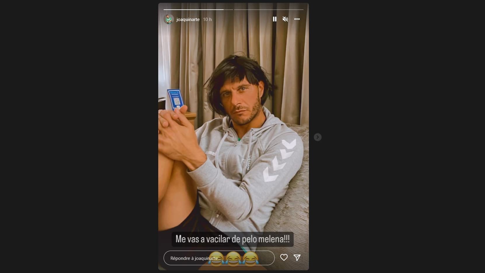 Joaquin se moque de Mattéo Guenzouzi sur Instagram Joaquin se moque de Mattéo Guenzouzi sur Instagram