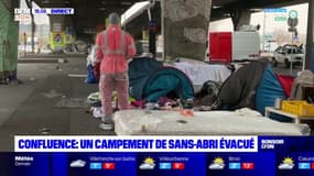 Confluence : un campement de sans-abri évacué