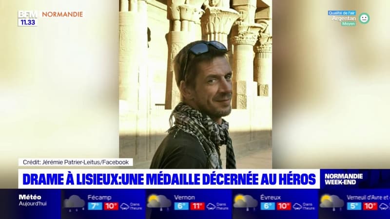 Lisieux: une médaille décernée à Sébastien Lorho, mort en protégeant une femme dans une dispute de couple