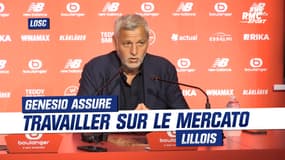 LOSC : Le mercato ? "On s'est déjà mis ensemble autour d'une table", assure Genesio