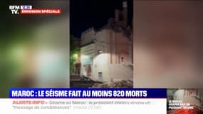 Séisme au Maroc: le bilan s'alourdit à au moins 820 morts, selon le dernier bilan provisoire