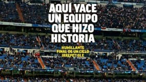 La Une de Marca: "Ici gît une équipe qui a fait l’histoire"