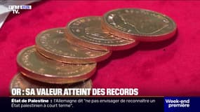 Le cours de l'or est au plus haut, avec une hausse de près de 40% en un an
