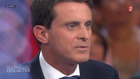 Manuel Valls sur le plateau de DPDA, jeudi 24 septembre. 