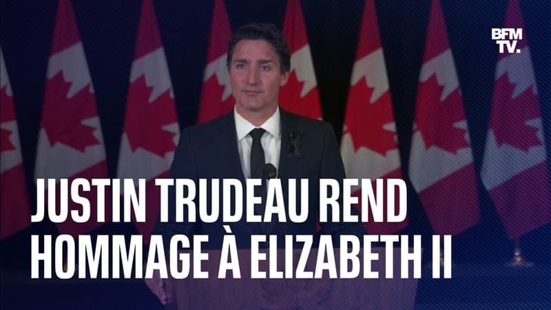 L'hommage du Premier ministre canadien Justin Trudeau à Elizabeth II