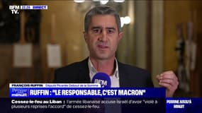 François Ruffin (député "Picardie Debout"): "Compte tenu des désastres produits par Emmanuel Macron, il devrait réfléchir à sa démission"
