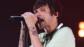 L'ex-One Direction Louis Tomlinson en concert à Montevideo en Uruguay en mai 2022.