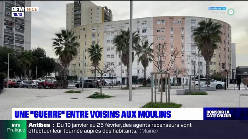 Nice: une violente "guerre" entre voisins dans le quartier des Moulins