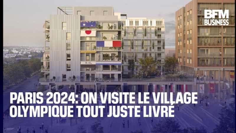 Paris 2024: on visite le village olympique tout juste livré