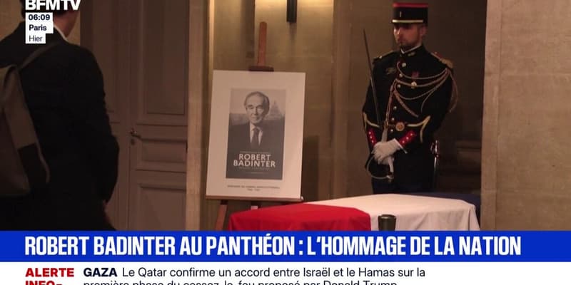 Robert Badinter va faire son entrée au Panthéon ce jeudi 9 octobre